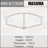MS-2132 MASUMA Комплект гальмівних колодок