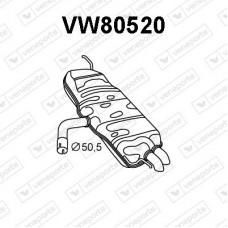 VW80520 VENEPORTE Глушник вихлопних газів кінцевий