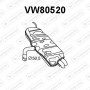 VW80520 VENEPORTE Глушник вихлопних газів кінцевий