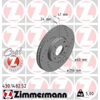 430.1482.52 ZIMMERMANN Гальмівний диск