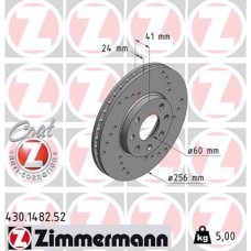 430.1482.52 ZIMMERMANN Гальмівний диск