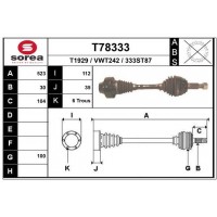 T78333 EAI Привідний вал