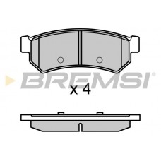 BP3695 BREMSI Комплект гальмівних колодок дисковий гальм