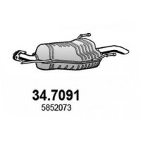 34.7091 ASSO Глушник вихлопних газів кінцевий