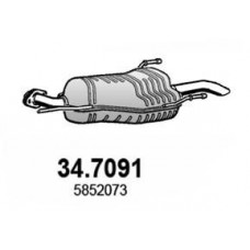 34.7091 ASSO Глушник вихлопних газів кінцевий