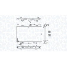 350213184800 MAGNETI MARELLI Радіатор охолодження двигуна