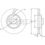TX 71-20 TOMEX Brakes Гальмівний диск