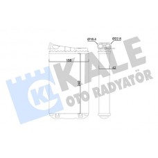 346820 KALE OTO RADYATÖR Теплообмінник обігрів салону