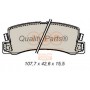 704-17096 IAP QUALITY PARTS КомплеК т гальмівних колодок, дискове гальмо