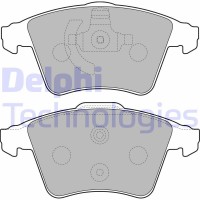 LP2225 DELPHI Комплект гальмівних колодок дисковий гальм