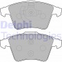 LP2225 DELPHI Комплект гальмівних колодок дисковий гальм