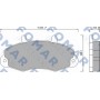FO 483781 FOMAR Friction Комплект гальмівних колодок дисковий гальм