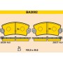 BA2082 BARUM Комплект гальмівних колодок дисковий гальм