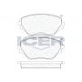 181519 ICER Комплект гальмівних колодок дисковий гальм