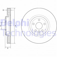 BG9177C DELPHI Гальмівний диск