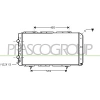 CI950R008 PRASCO Радіатор охолодження двигуна