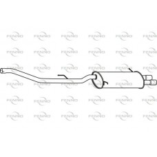 P14007 FENNO Глушник вихлопних газів кінцевий