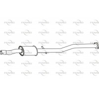 P29017 FENNO Середній глушник вихлопних газів