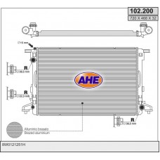 102.200 AHE Радіатор охолодження двигуна