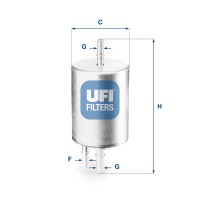 3183100 UFI Паливний фільтр