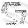 2174-TT9F FEBEST Напрямний болт корпус скоби гальма