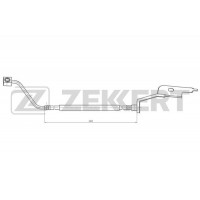BS-9486 ZEKKERT Гальмівний шланг
