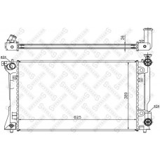10-25194-SX STELLOX Радіатор охолодження двигуна