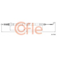 10.7392 COFLE Тросик, cтояночный тормоз