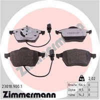 23018.900.1 ZIMMERMANN Комплект гальмівних колодок дисковий гальм
