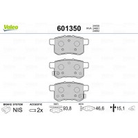 601350 VALEO Комплект гальмівних колодок дисковий гальм