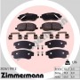 20261.190.2 ZIMMERMANN КомплеК т гальмівних колодок, дискове гальмо