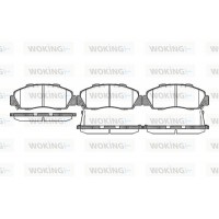 P2513.32 WOKING Комплект гальмівних колодок дисковий гальм