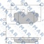FO 924781 FOMAR Friction Комплект гальмівних колодок дисковий гальм