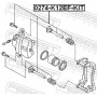 0274-K12EF-KIT FEBEST Напрямний болт корпус скоби гальма