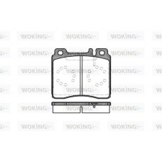 P5203.00 WOKING КомплеК т гальмівних колодок, дискове гальмо