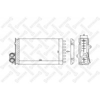 10-35012-SX STELLOX Теплообмінник обігрів салону