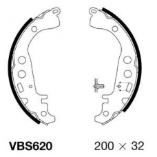 VBS620 MOTAQUIP Комплект гальмівних колодок