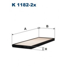 K 1182-2x FILTRON Фільтр повітря у внутрішньому просторі