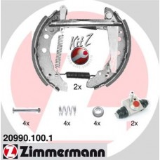 20990.100.1 ZIMMERMANN Комплект гальмівних колодок
