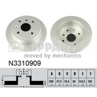 N3310909 NIPPARTS Гальмівний диск