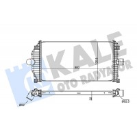 352280 KALE OTO RADYATÖR Интеркулер