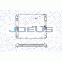 M-0310210 JDEUS Радіатор охолодження двигуна