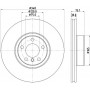 8DD 355 133-201 HELLA PAGID Гальмівний диск
