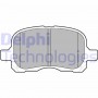 LP1302 DELPHI Комплект гальмівних колодок дисковий гальм