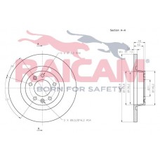 RD00649 RAICAM Гальмівний диск