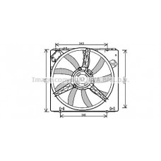 RT7540 AVA QUALITY COOLING Вентилятор охолодження двигуна