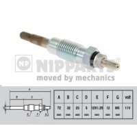 J5710400 NIPPARTS Свічка розжарювання