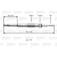 345135 VALEO Свічка розжарювання