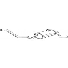 282-391 BOSAL Глушник вихлопних газів кінцевий