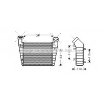 VNA4238 AVA QUALITY COOLING Интеркулер